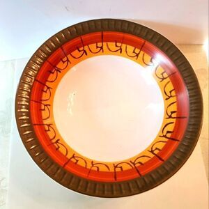 Vintage Pristine '60s Casual Ceram "Galaxy" Serving Bowl 10" Made in Japan #8007